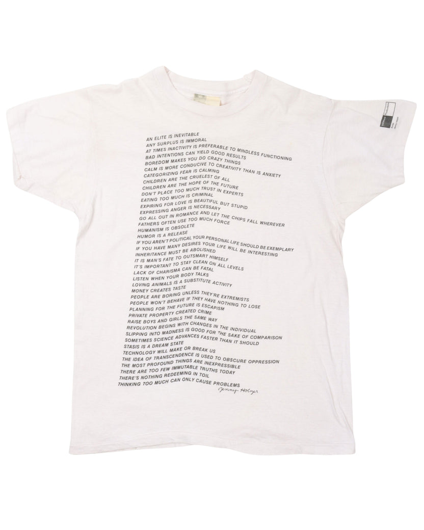 Jenny Holzer Poem T-Shirt