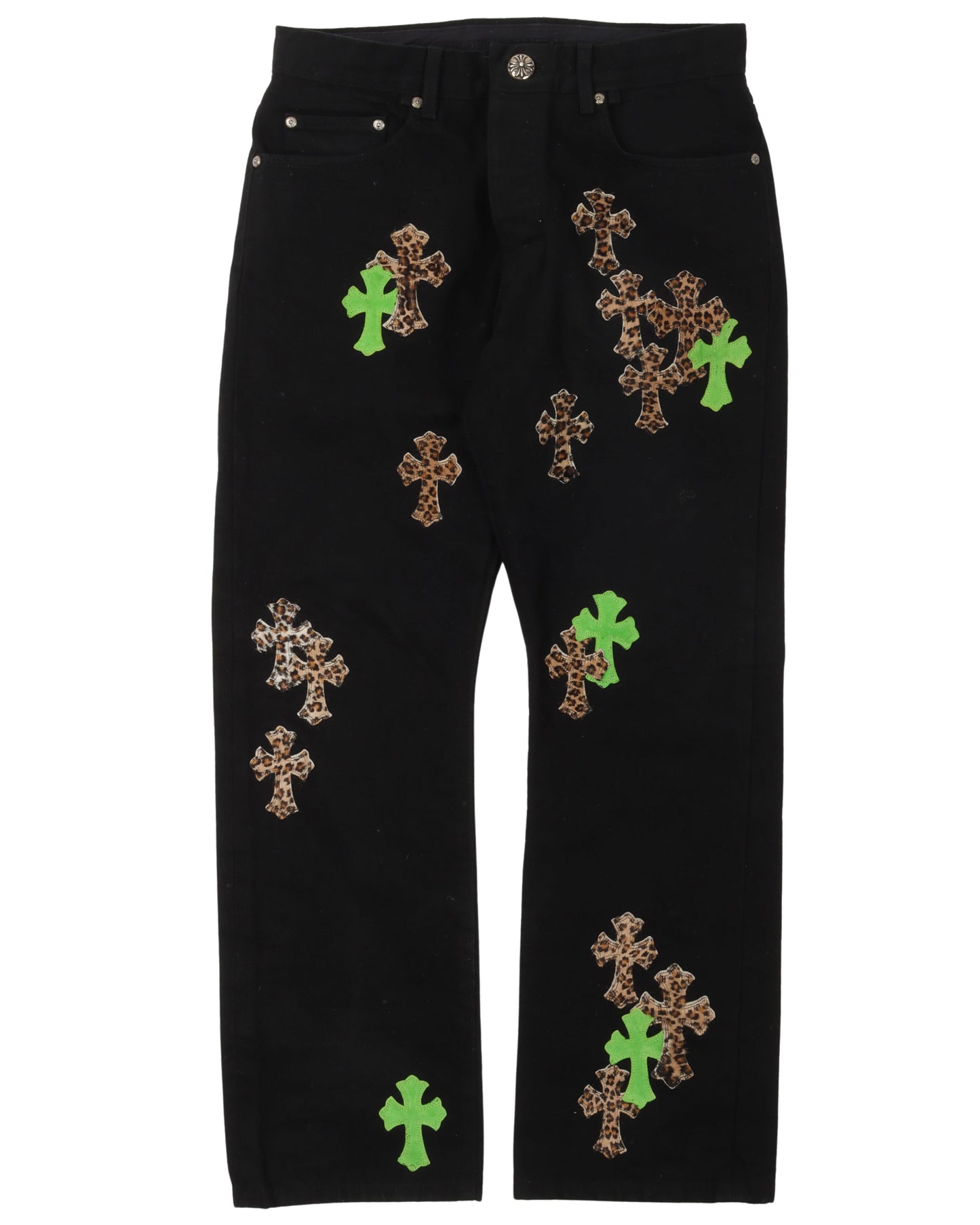 Leather Cross Jean