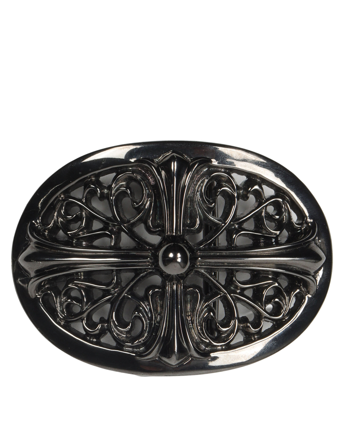 Black Silver Belt Buckle
