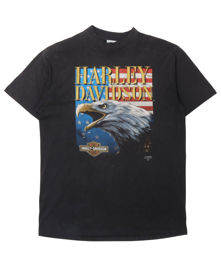 Harley Davidson Eagle Flag T-Shirt