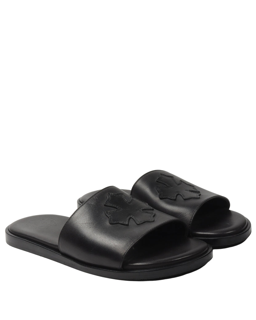 Leather Cross Sandals