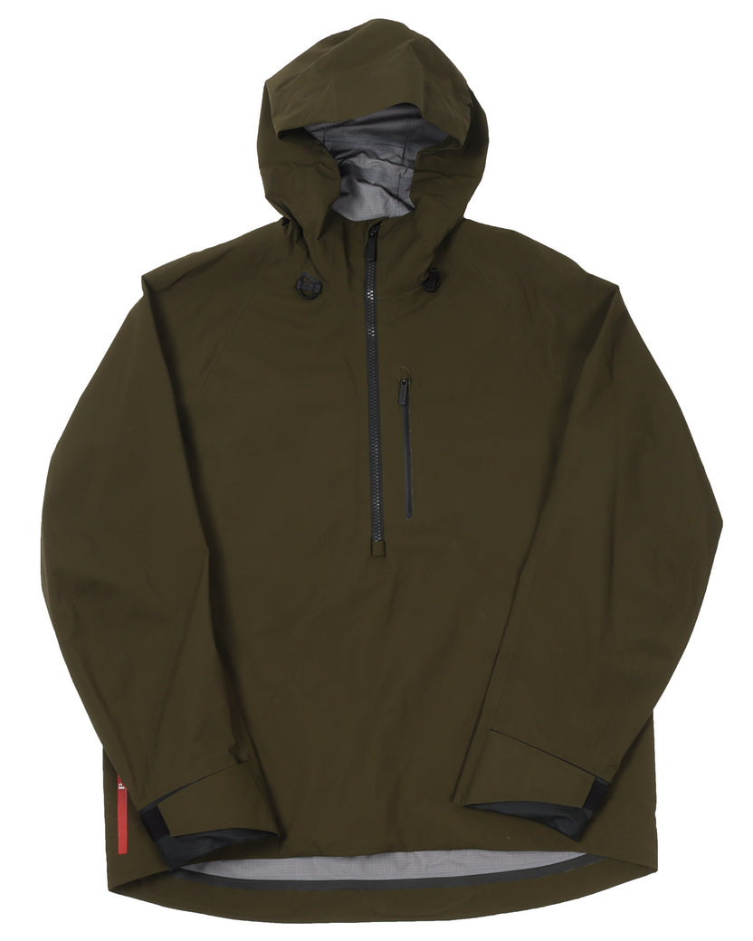 Prada Olive Gore-Tex Half Zip