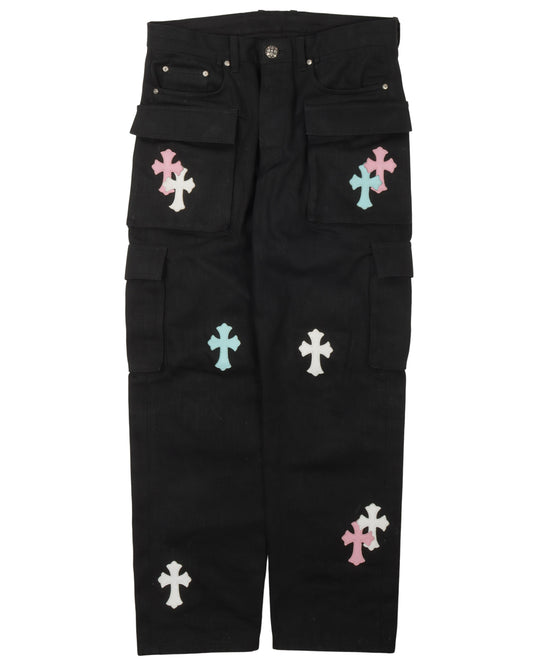 9 Pocket Denim Cargo Pants