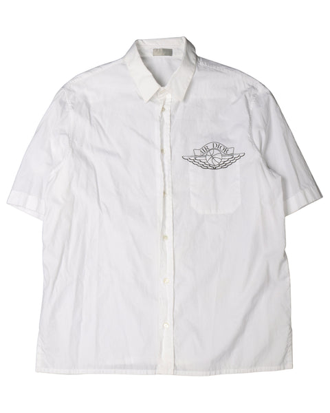 Dior Air Dior Wings Short Sleeve Shirt