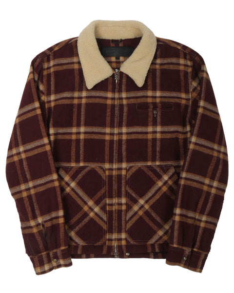 Chrome Hearts Shearling Flannel Jacket – JR Inc.