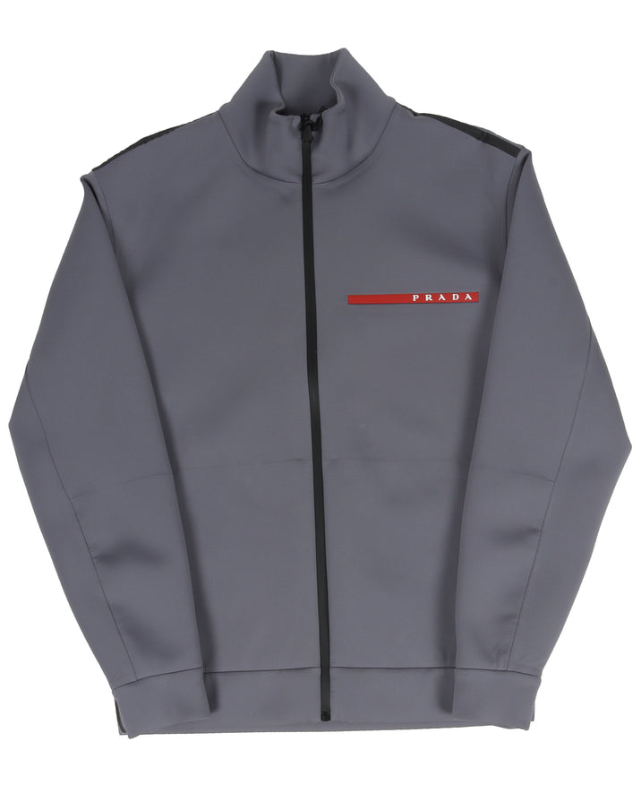 Recycled Technical Jersey Zip-Up Jacket