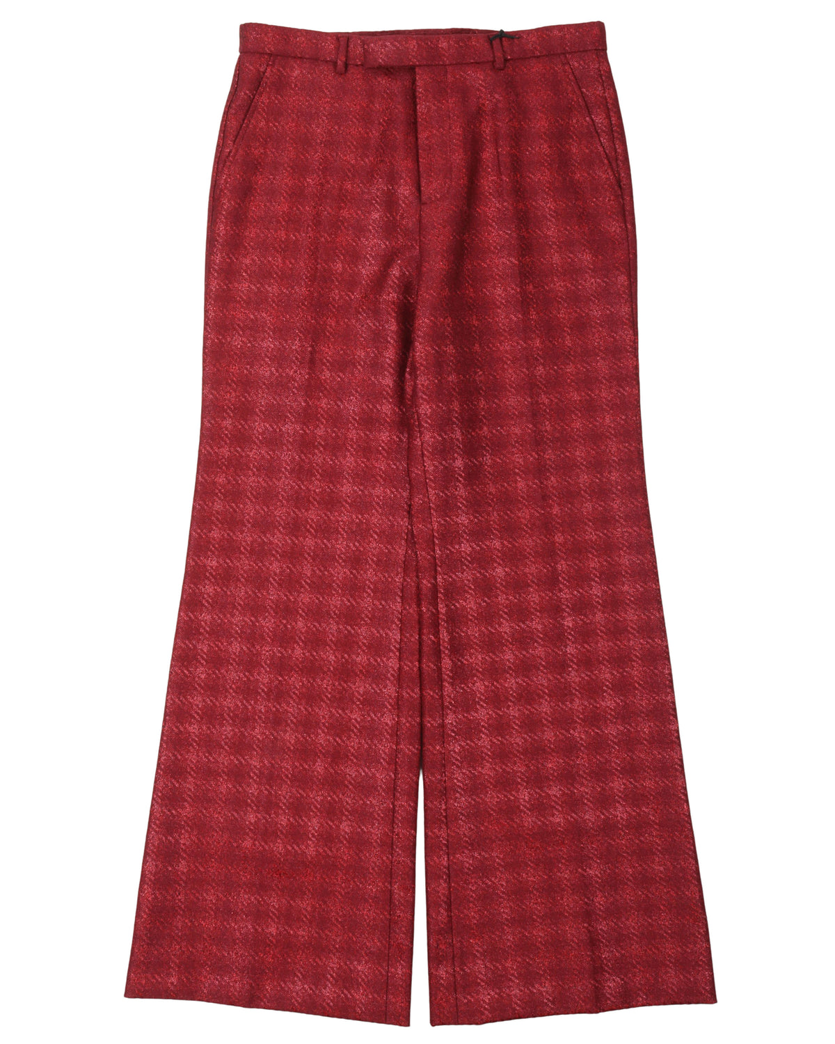 Checkered Flared Pants