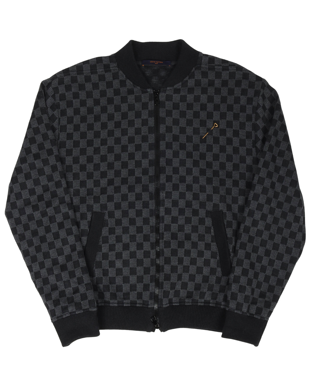 Damier Jacquard Bomber Jacket