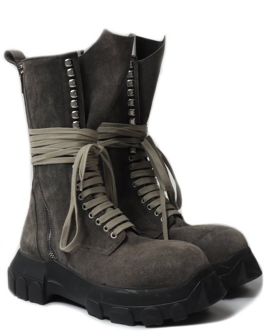 Mega Bozo Lace-Up Tractor Boots