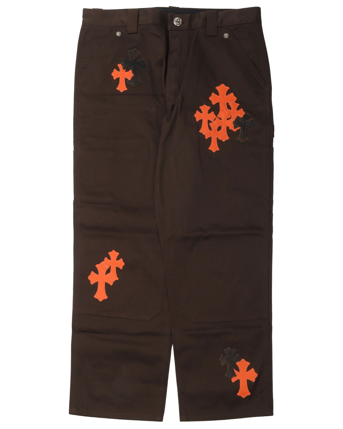 Double Knee Cross Patch Pants