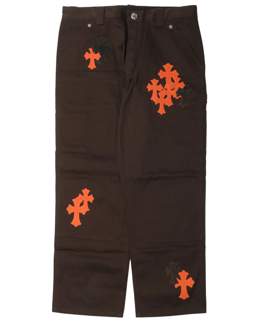 Double Knee Cross Patch Pants