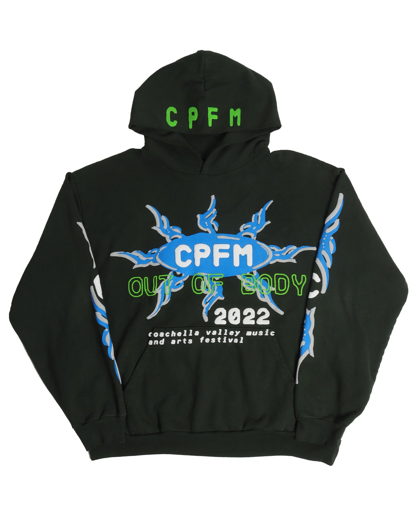 2022 Coachella Green Hoodie