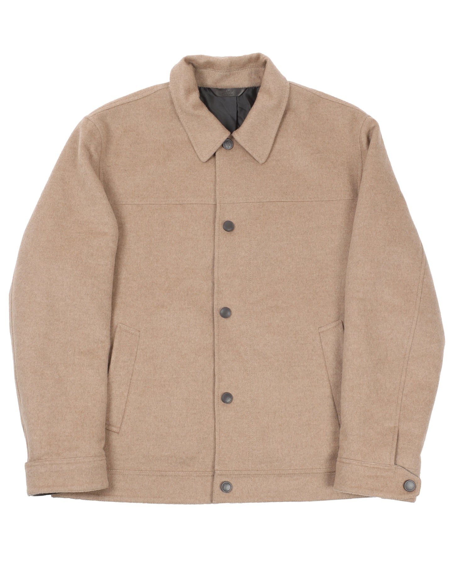 Felted Cashmere Trucker Jacket