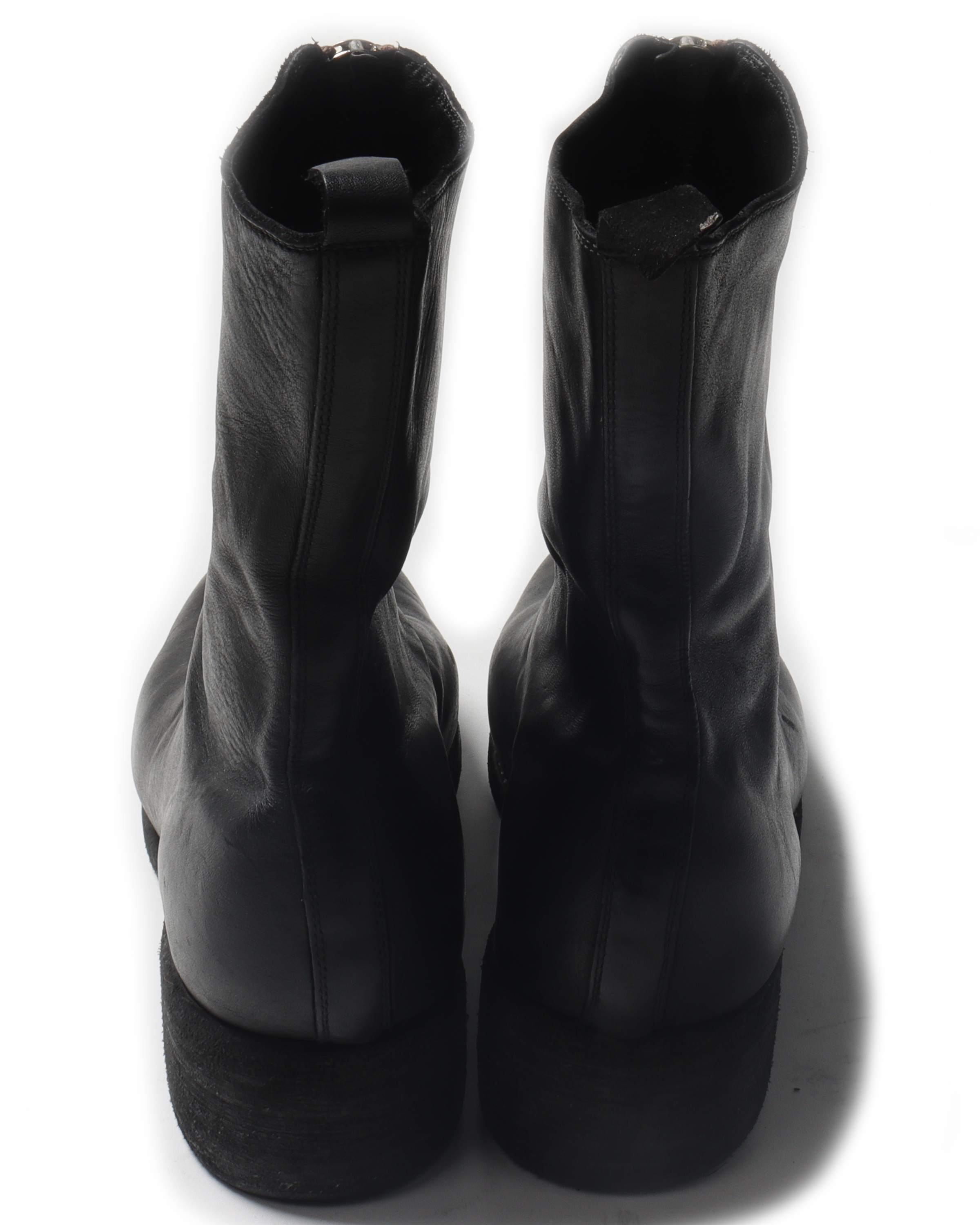 PL2 Front-Zip Ankle Boots