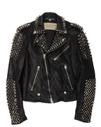 Brit Spiked Studded Leather Jacket