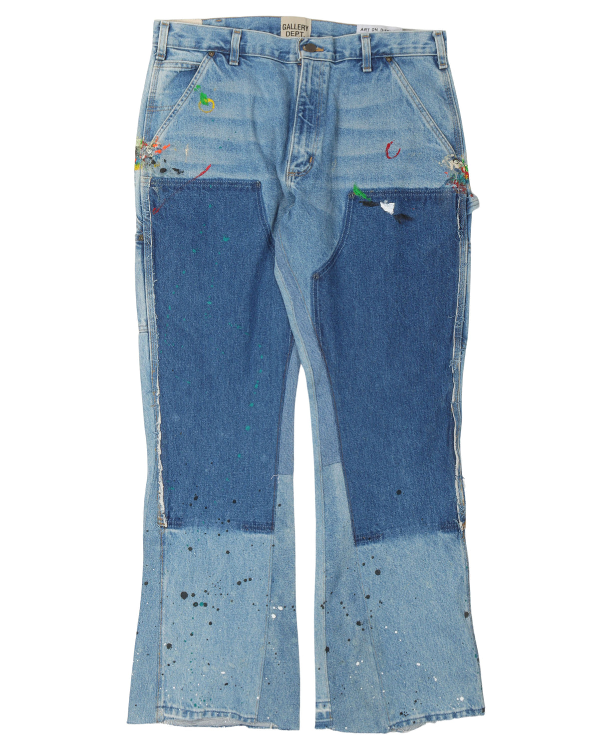 Light Wash Flare Carpenter Pants