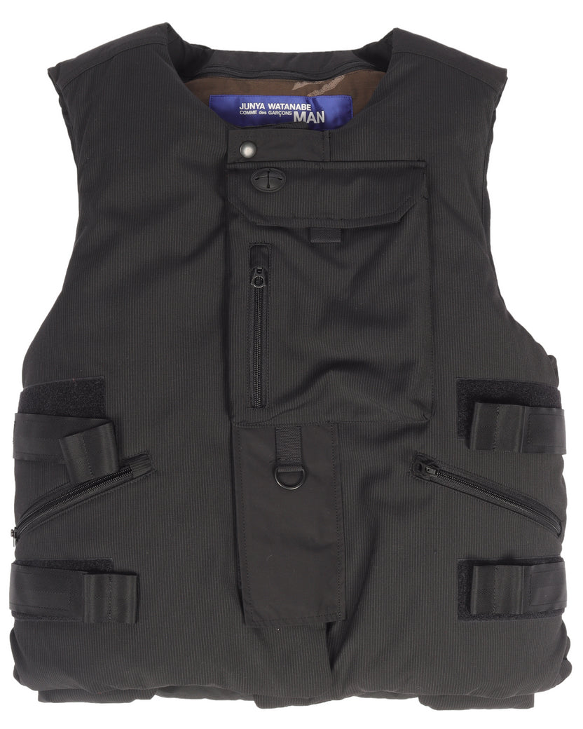 Comme Des Garcons AW18 Woven Tactical Vest