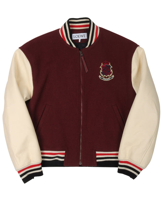 Floral Varsity Jacket