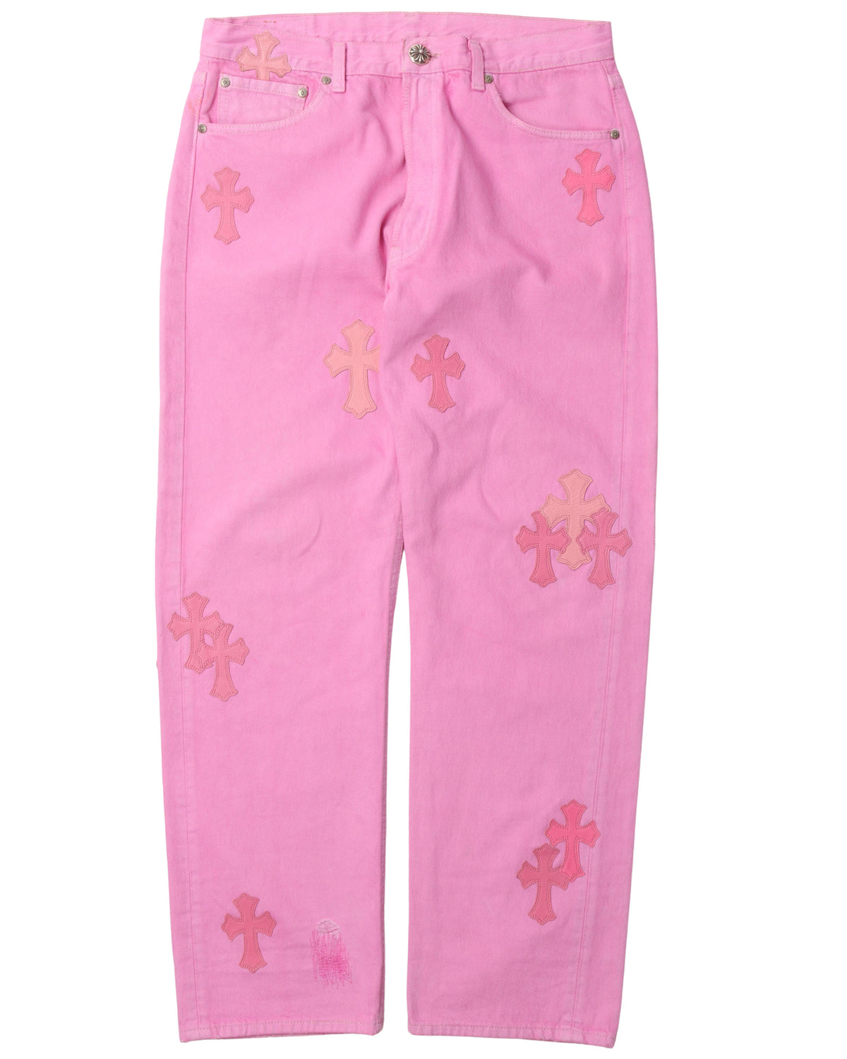 Sex Records Cross Patch Jeans