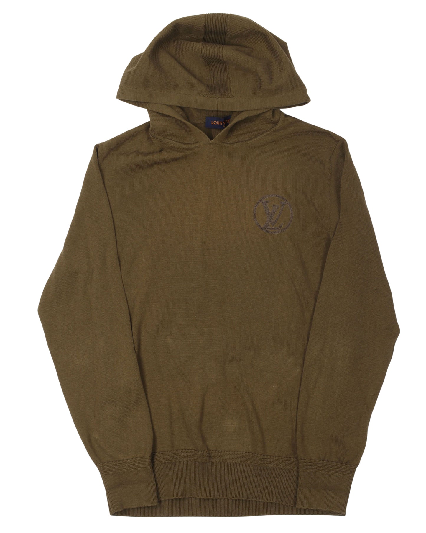 Logo Knit Hoodie