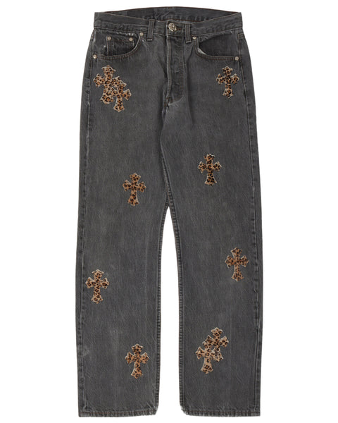 CHROME HEARTS LEOPARD PATCH DENIM – OBTAIND