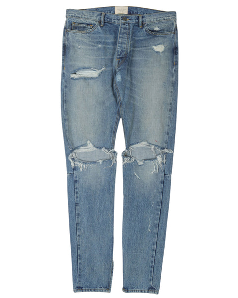 Fear of god jeans hot sale distressed