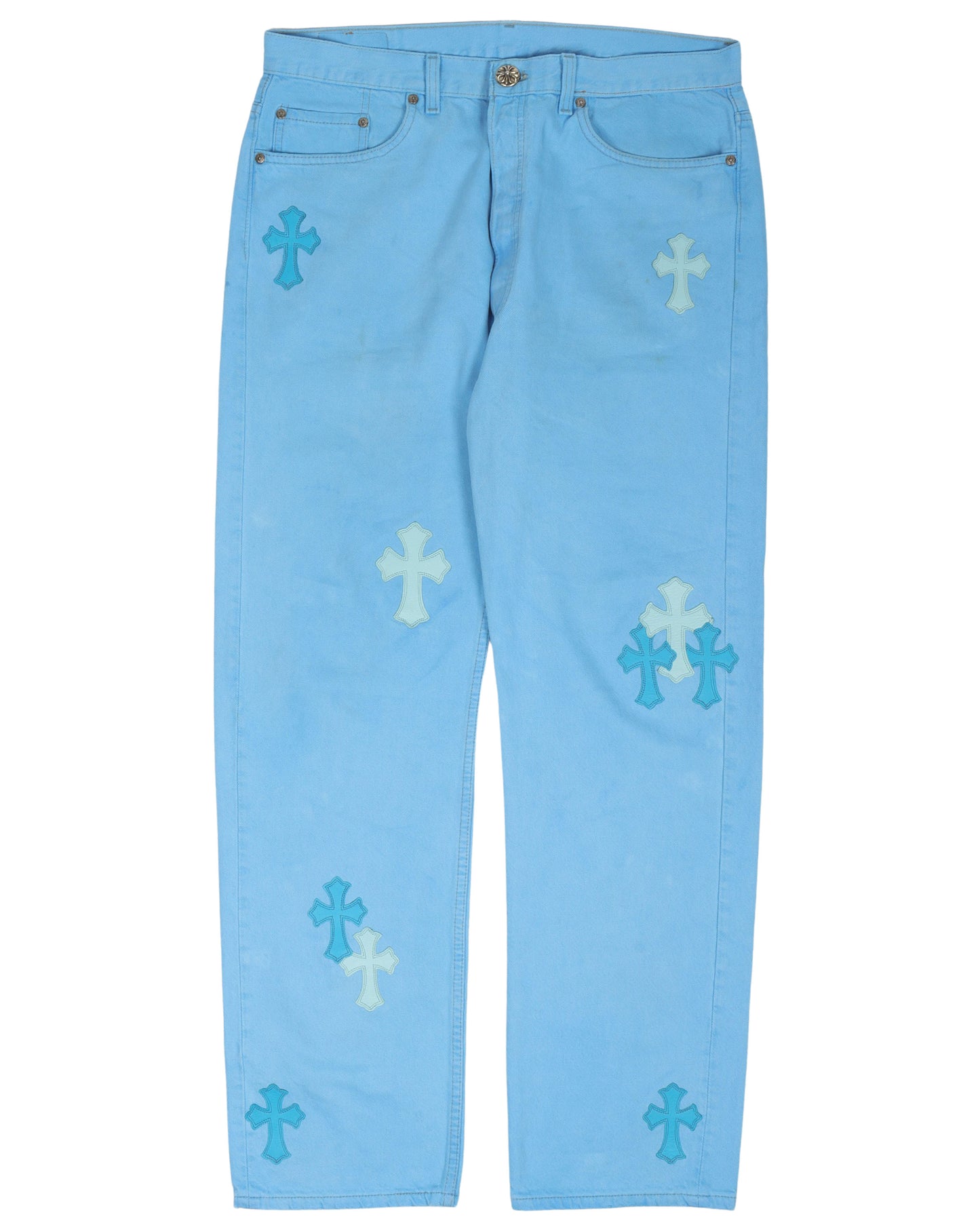 Drake Certified Lover Boy Levi's Leather Cross Patch Jeans