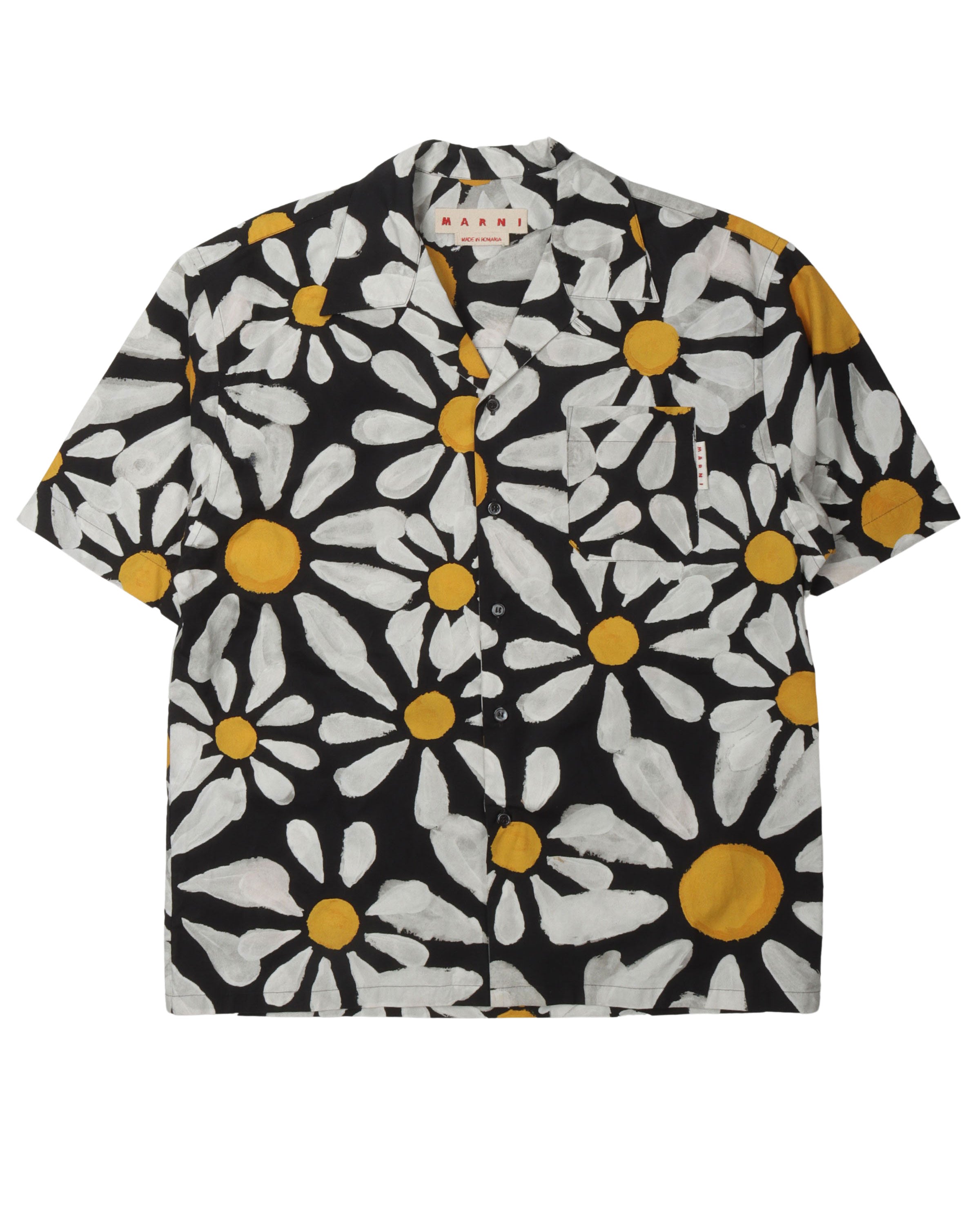 Flowers Button Up Shirt