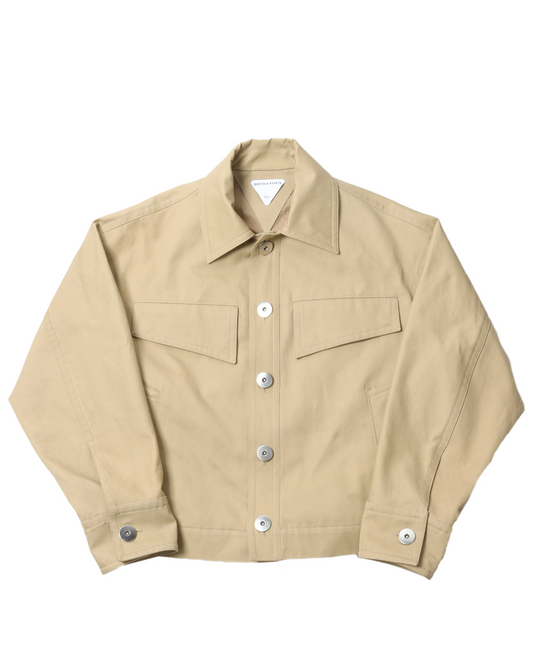 Boxy Button-Down Work Jacket
