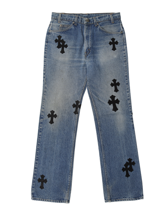 Levi's Black Cross Patch Denim