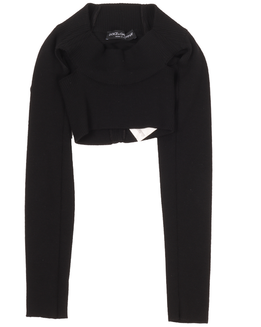 Reworked Crop-Top Sweater