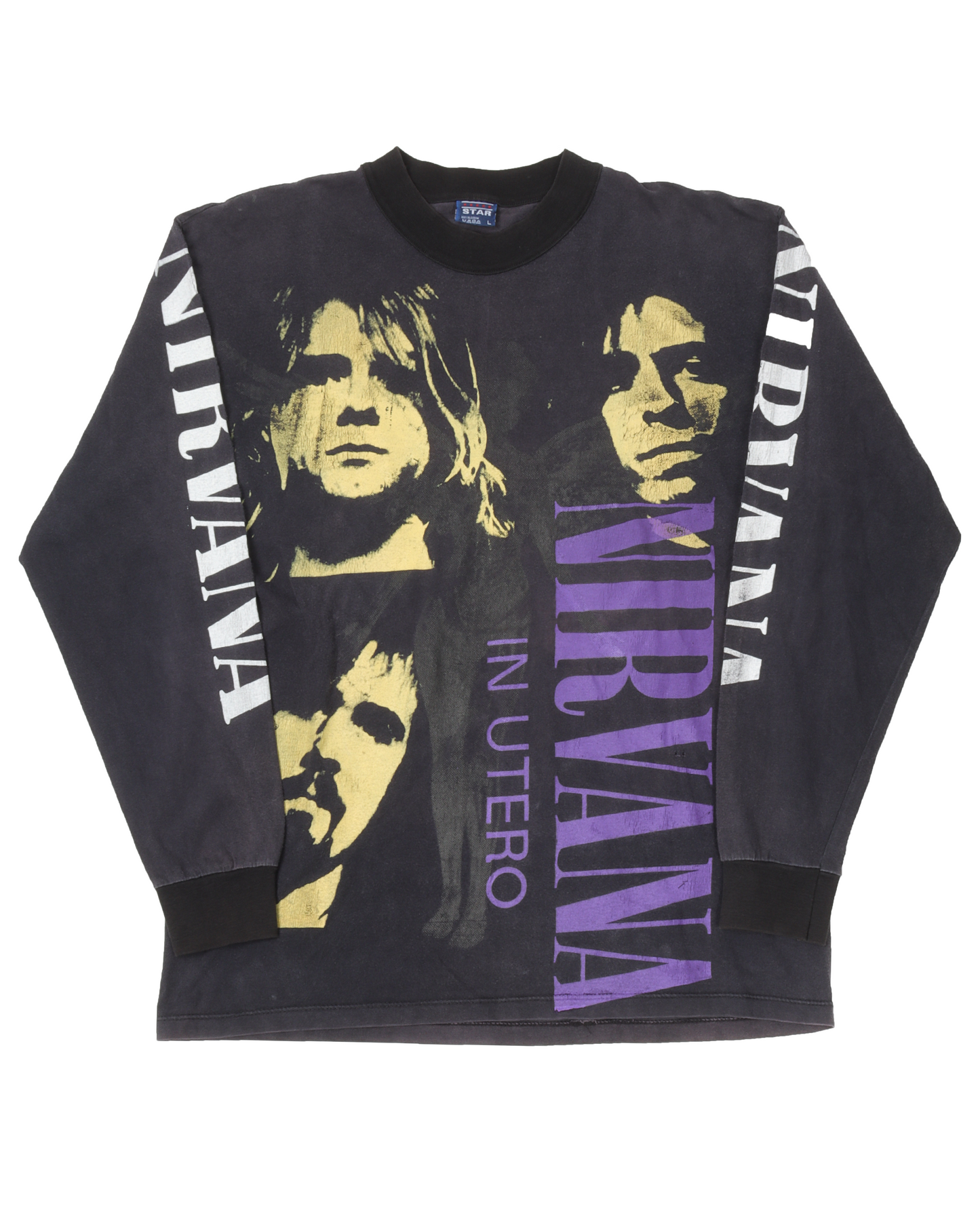 Vintage 90s Nirvana Long Sleeve Bootleg T-Shirt – Justin Reed