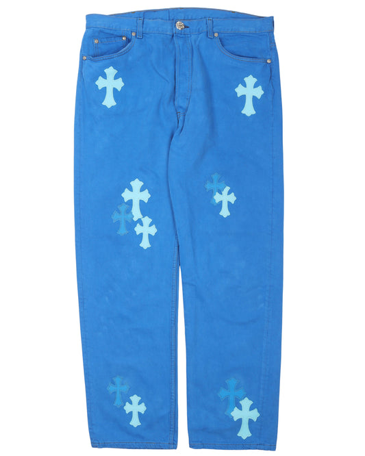 Levi's Leather Cross Dyed Jeans