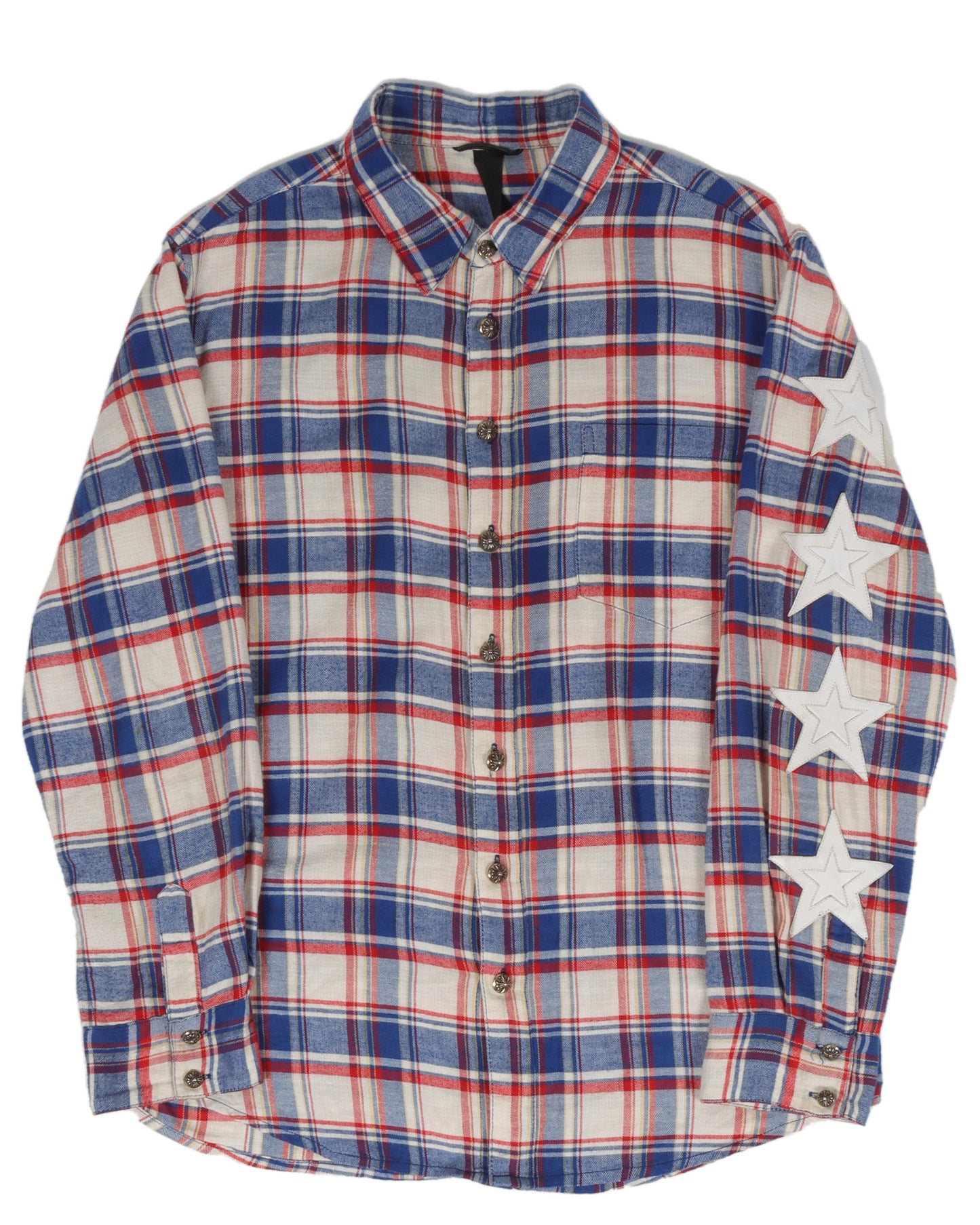 Star Patch Flannel Shirt
