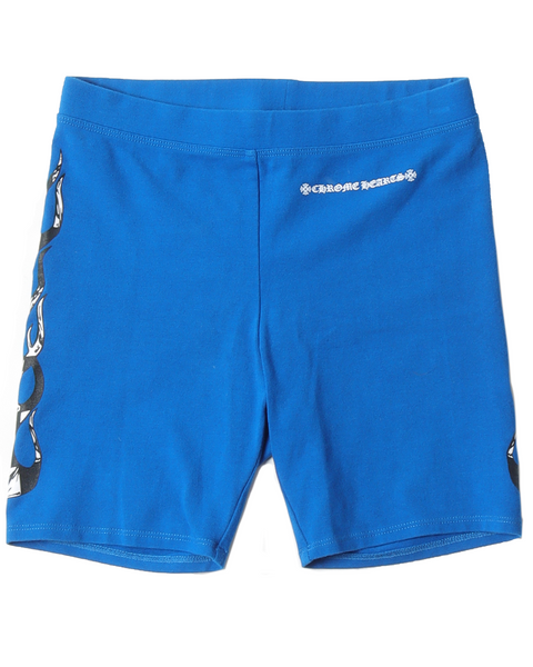 コラボ♪【CHROME HEARTS × MATTY BOY】FLAMES BIKER SHORTS Chrome Hearts Matty Boy Flames Bike Shorts White – LacedUp
