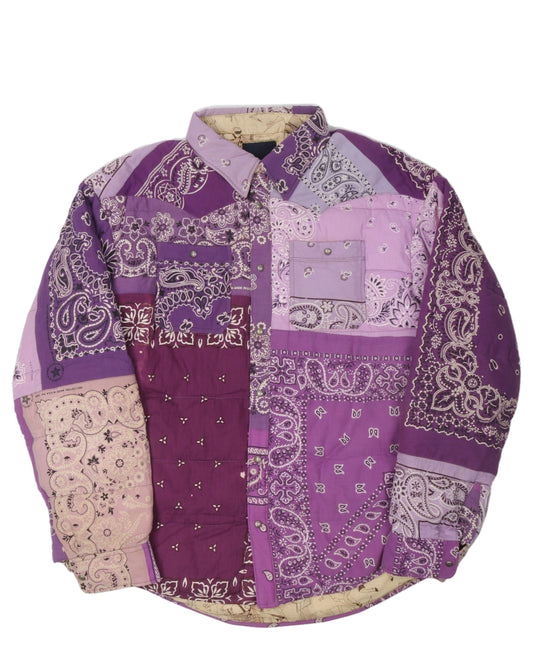 21SS Purple Kerchief Bandana Jacket