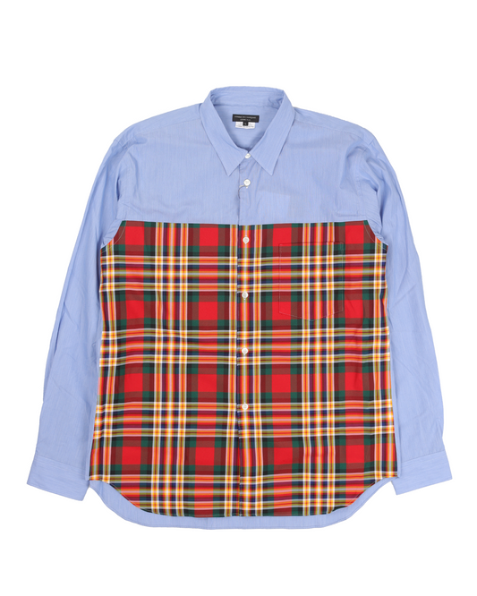 Plaid Striped Button Shirt