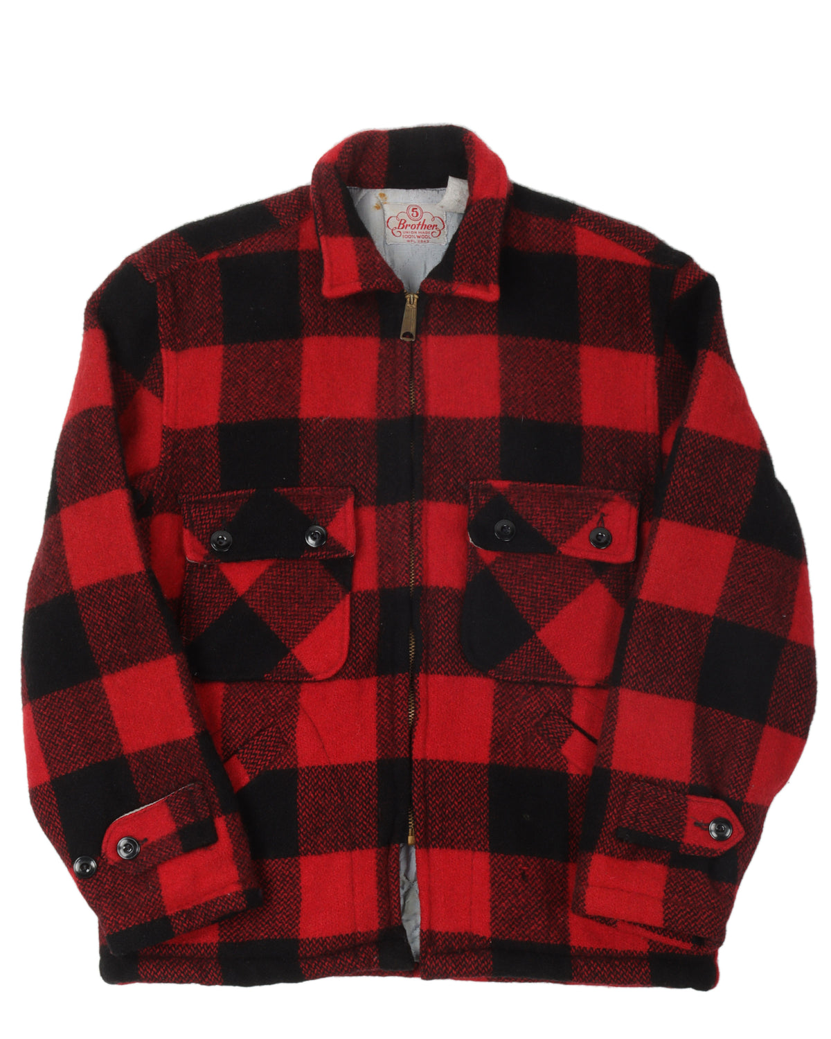 Wool Plaid Jacket
