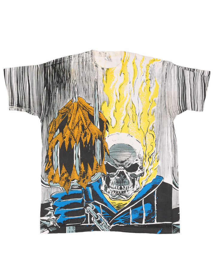 Marvel Ghost Rider Pumpkin Head Mega T-Shirt