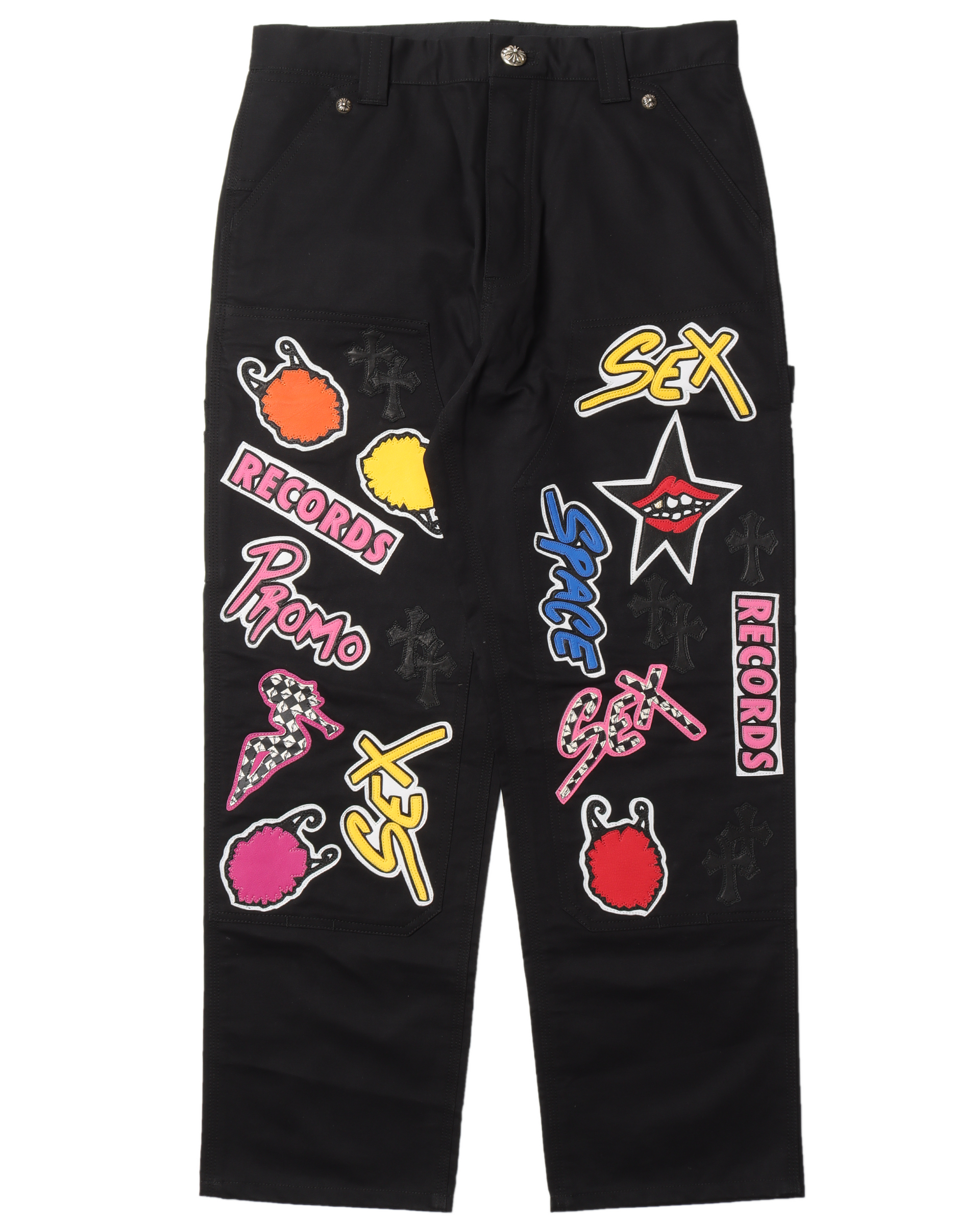 Chrome Hearts Matty Boy Sex Records Patch Carpenter Pants
