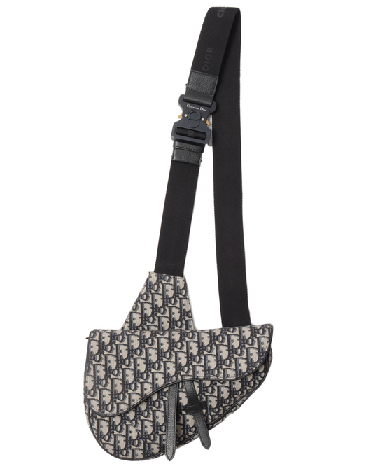 Jacquard Monogram Saddlebag