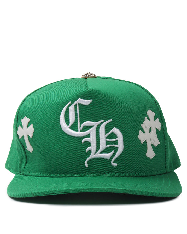Leather Cross CH Hat