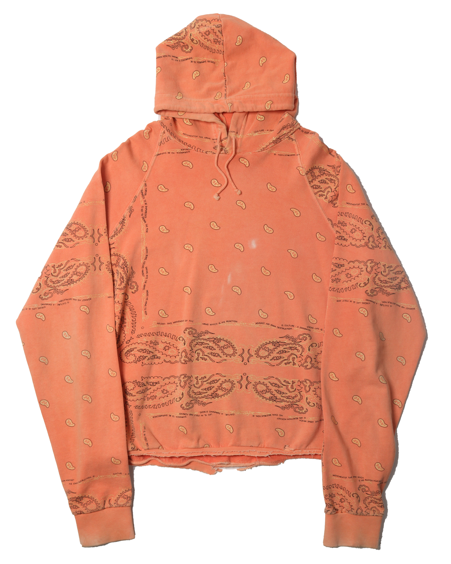 Paisley Orange Hoodie