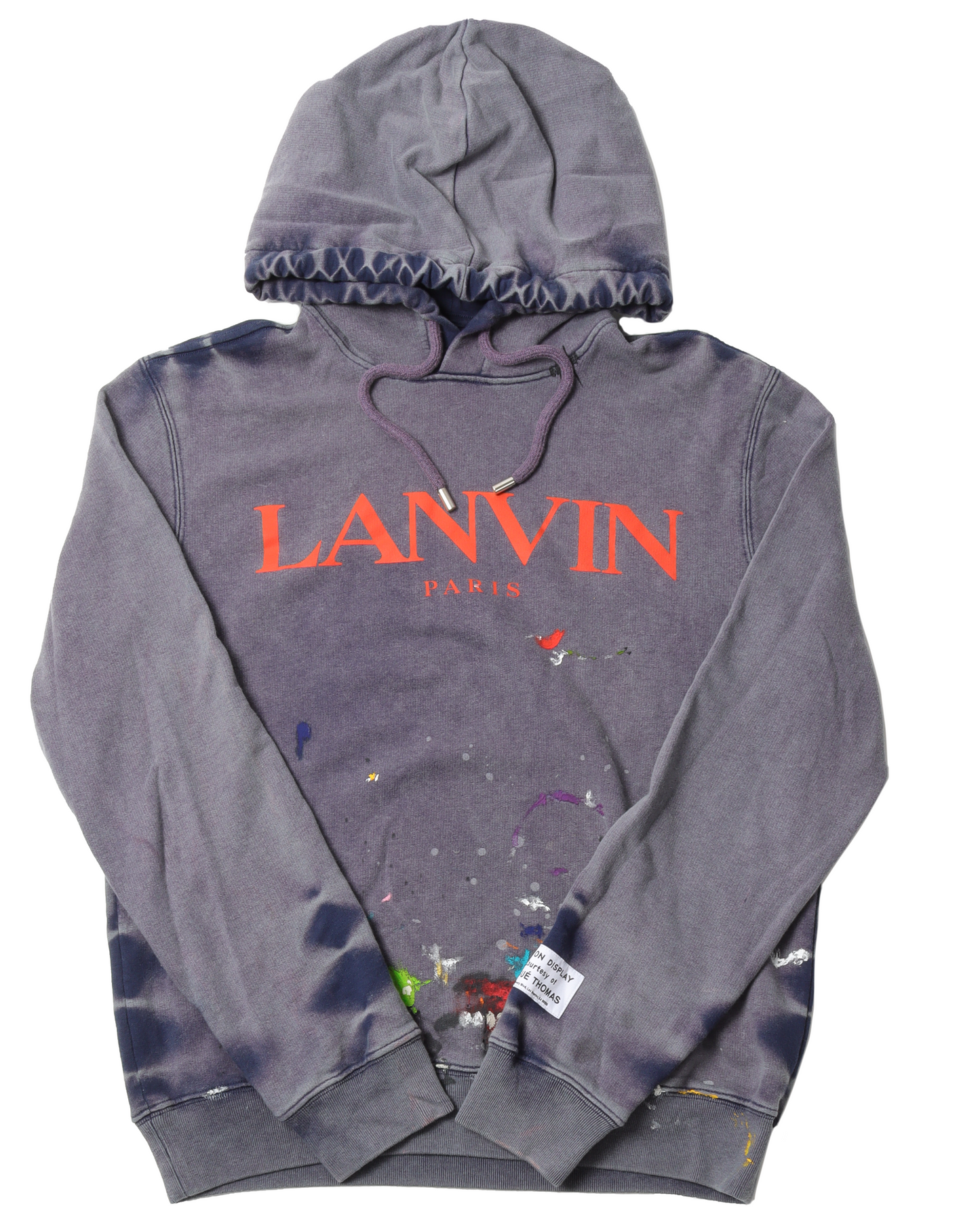 Lanvin Paint Splatter Hoodie
