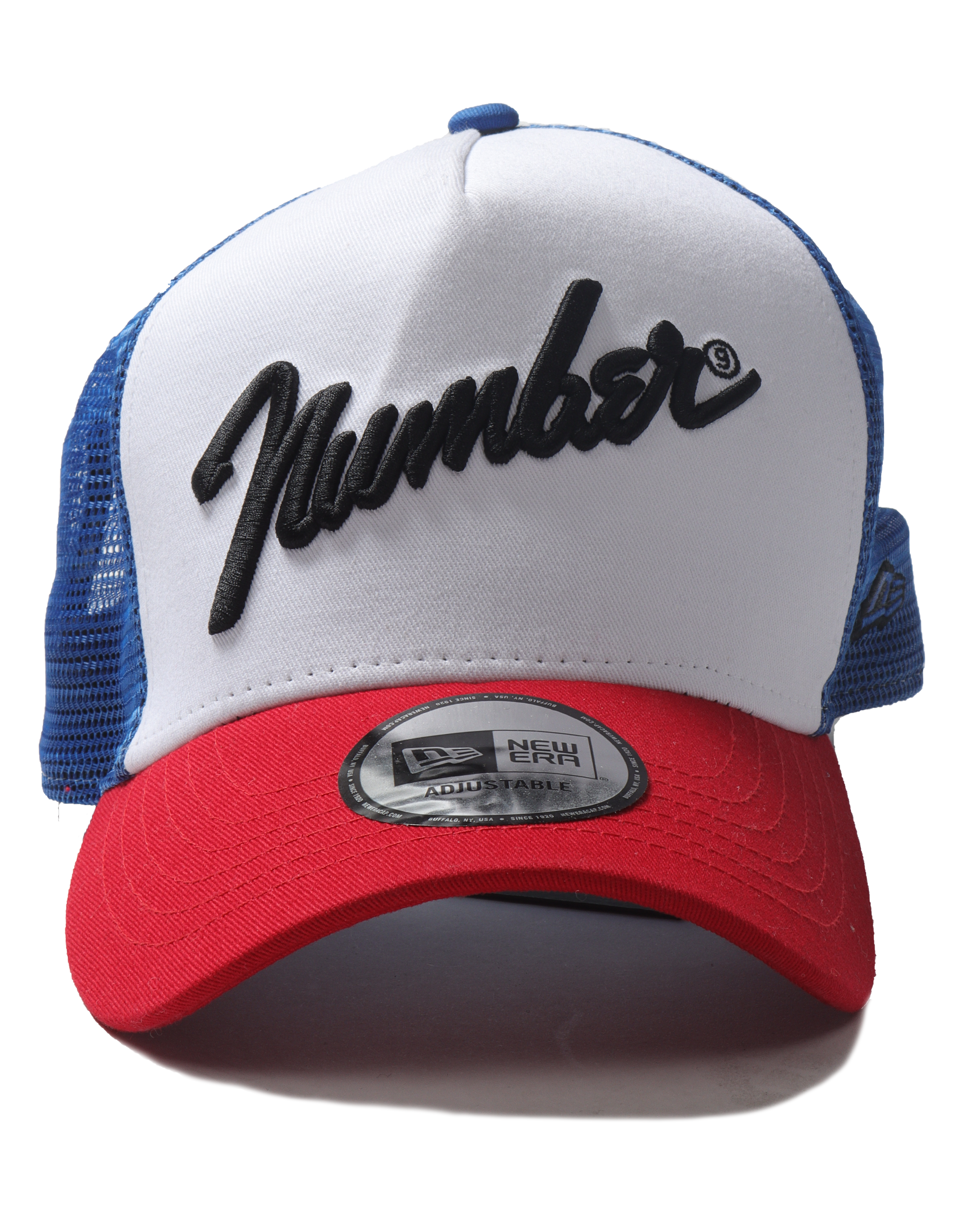 Blue and Red Trucker Hat