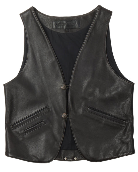 Chrome Hearts Leather Vest – Justin Reed