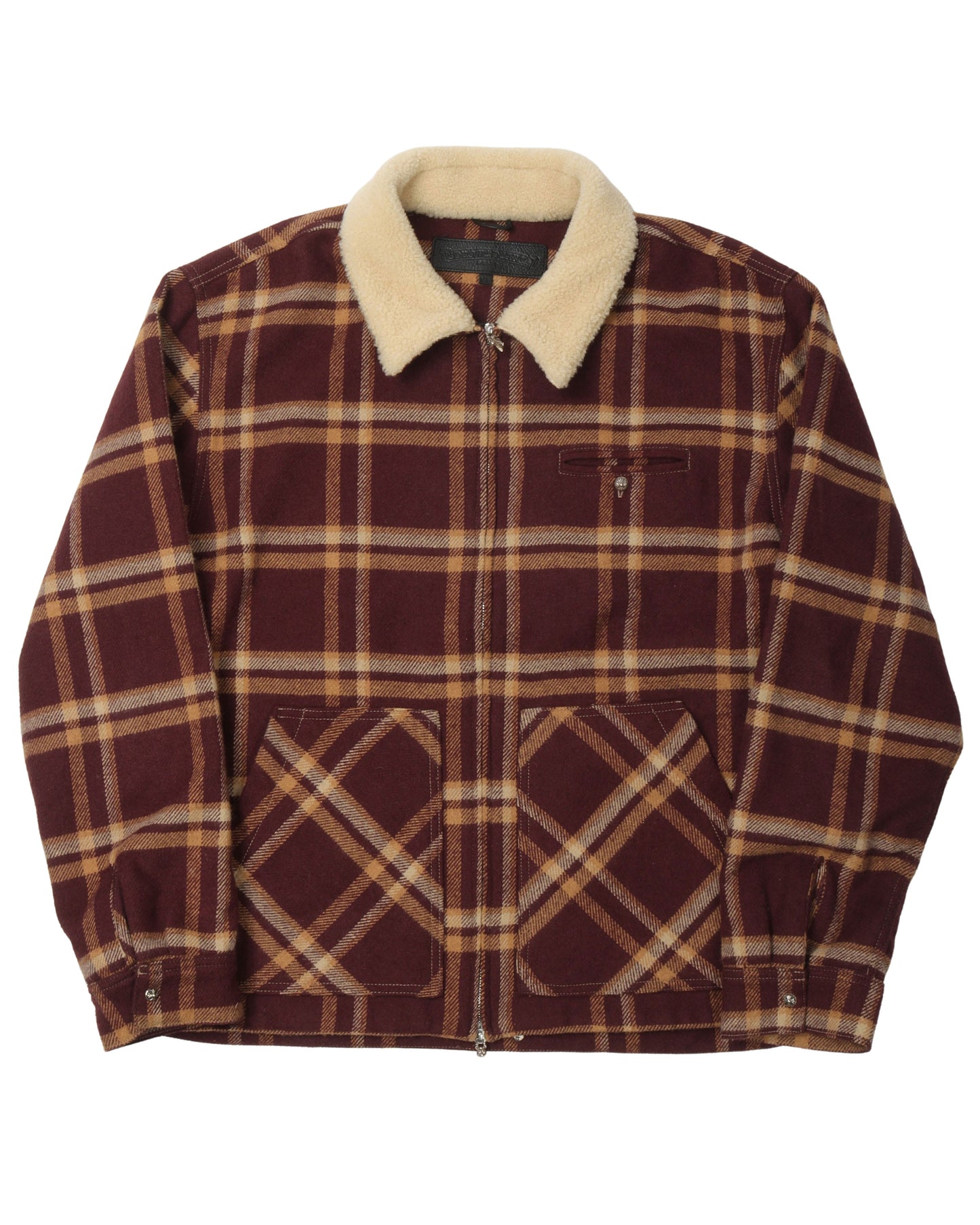 Shearling Flannel Jacket