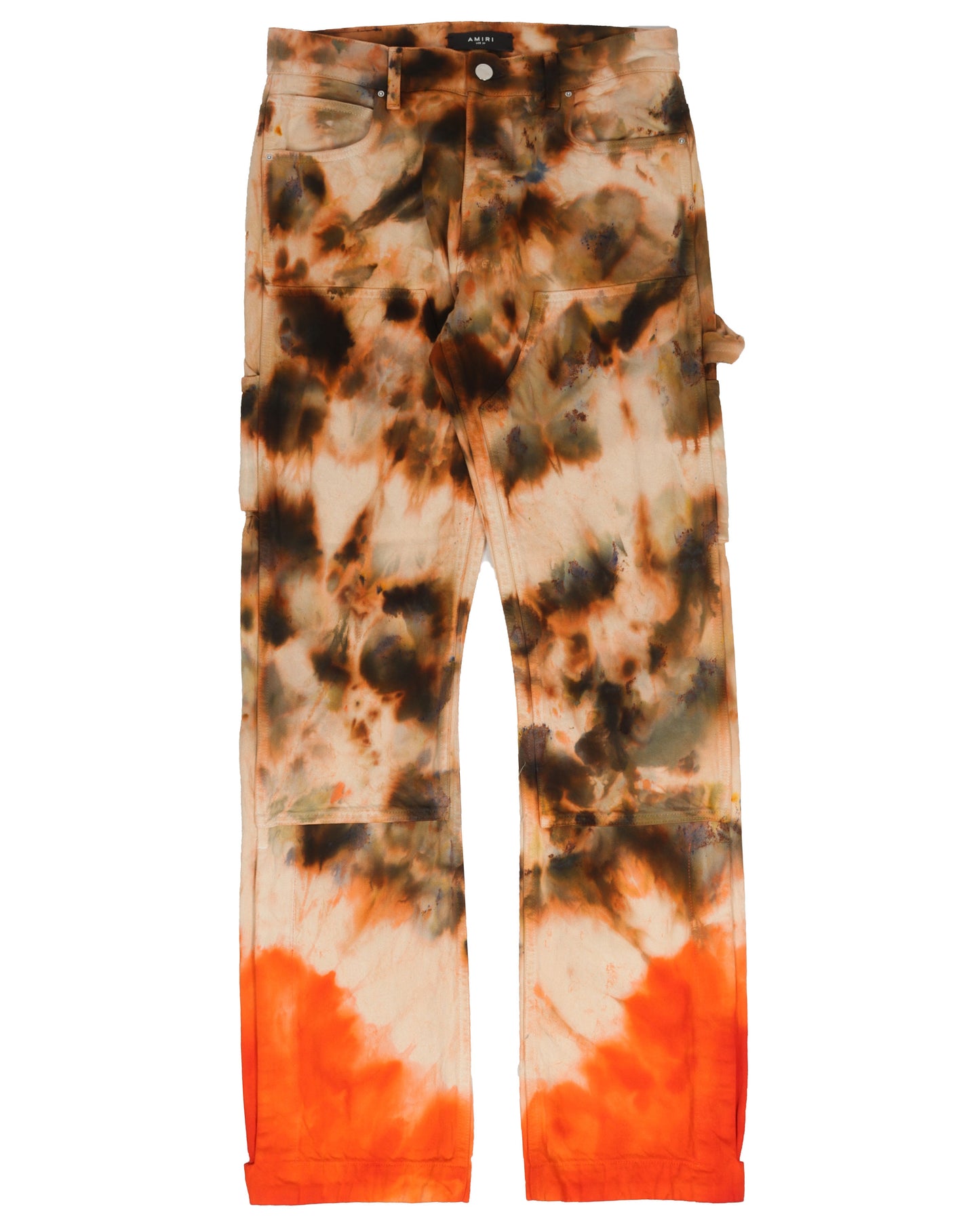 Double Knee Tie-Dye Carpenter Pants