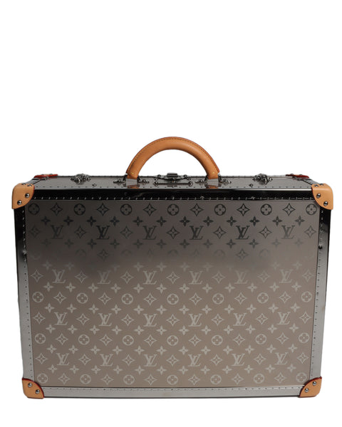 Louis Vuitton Introduces Bisten Suitcase in Monogram Titane