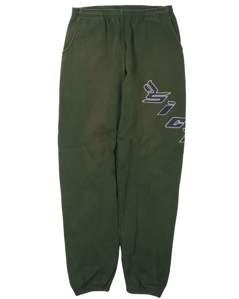 Sicko Green Sweat Pants